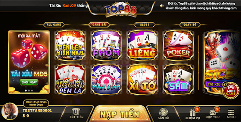 Game bài TOP88
