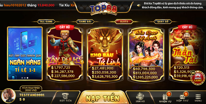 Game slot TOP88