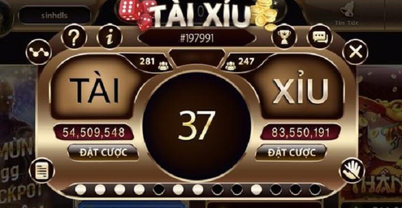 giao dien game tai xiu